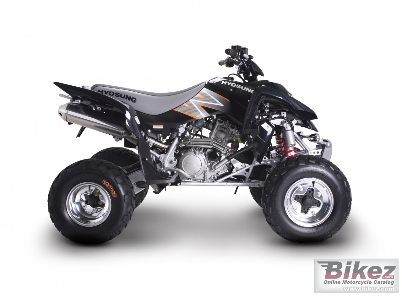 Big Hyosung rapier 450 quad picture and wallpaper from Bikez.com